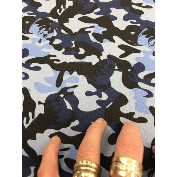 FAST ttvvet 100 % bomuld, ko tex. Camo bl farver