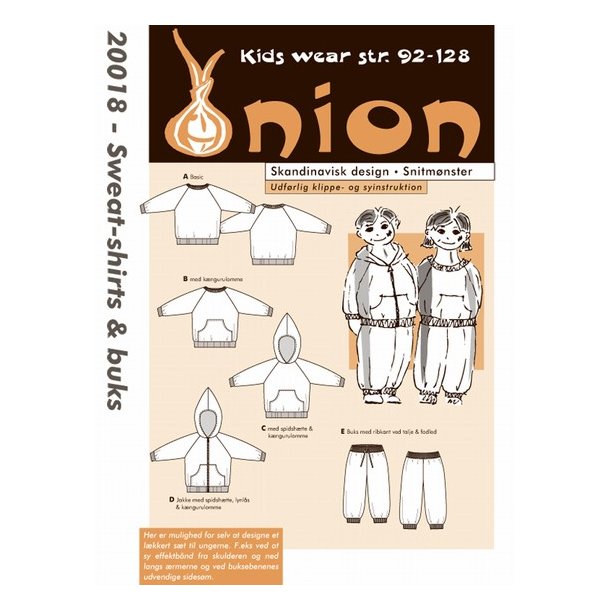 Onion 20018 Brne sweat-shirt og buks