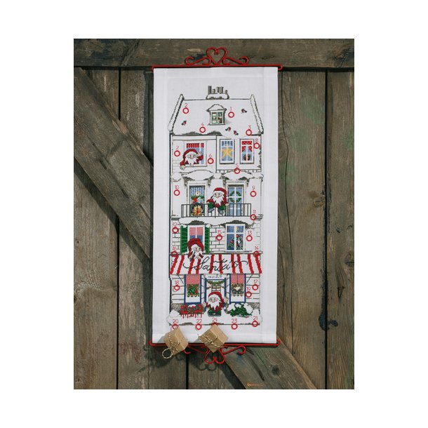 Julemandens hus 70 x 32 cm