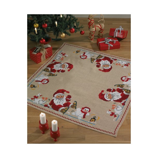 Skjte nissen juletrstppe 122 x 122 cm