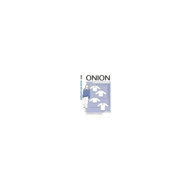 Onion 9029, Sweat shirt med htte