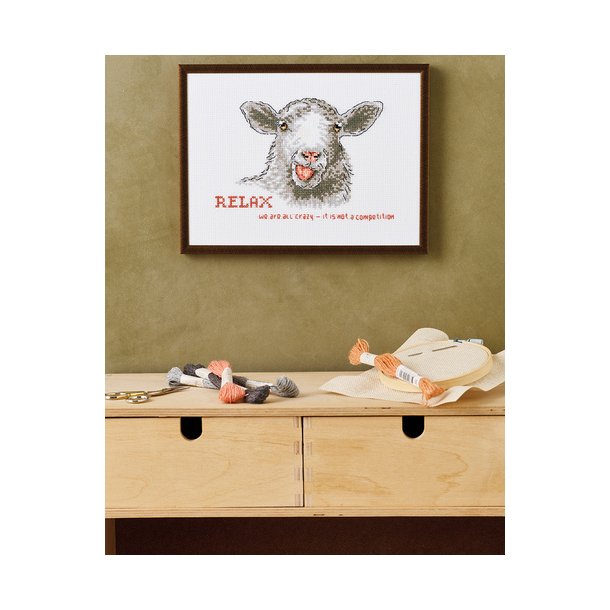 Relax we are all crazy 24 x 18 cm