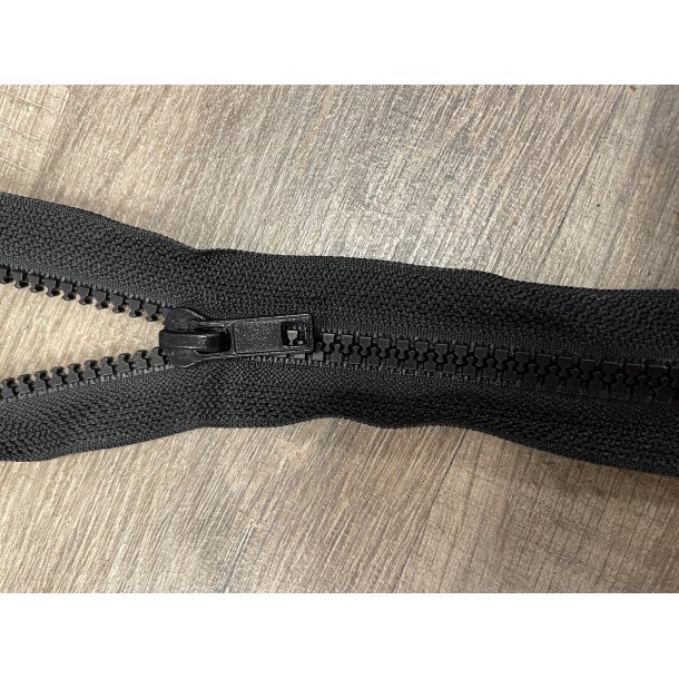 Lynls delbar kraftig 5 mm - 80 cm lang SORT