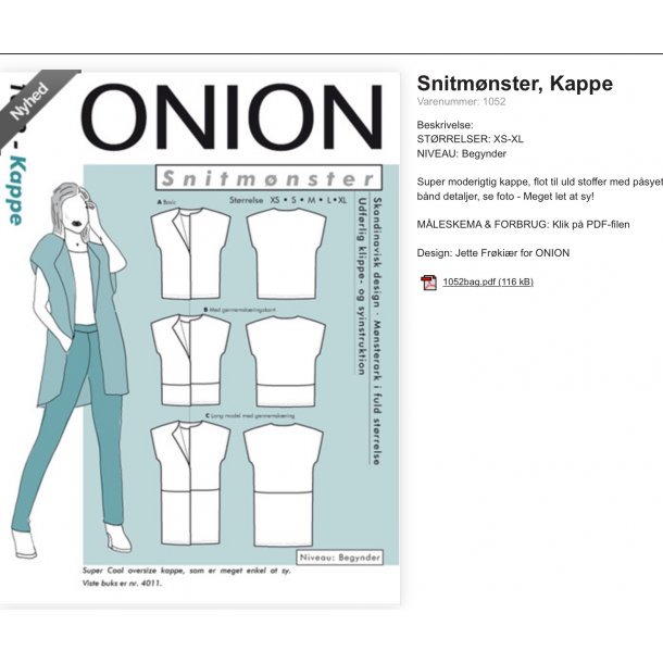 Onion 1052 Jakke