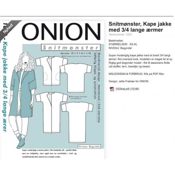 Onion 1053 Jakke