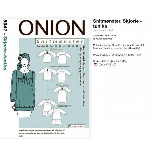 Onion 5041 Skjorte/tunika