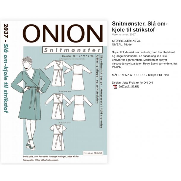 Onion 2037 kjole