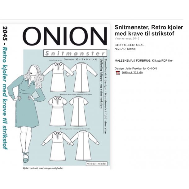 Onion 2045 kjole