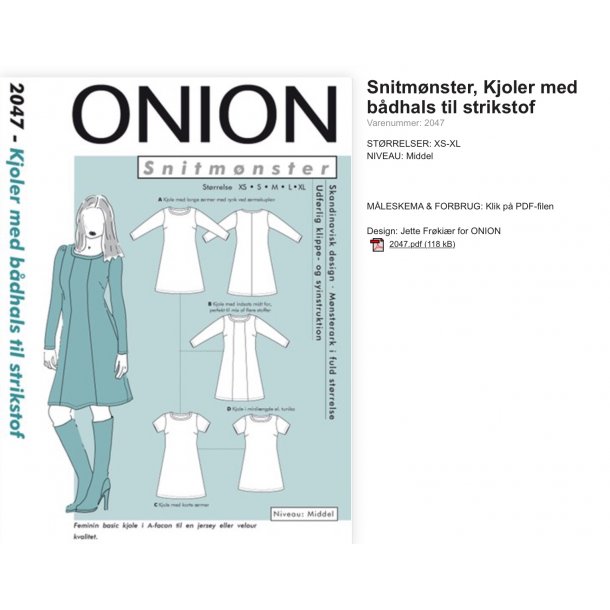 Onion 2047 kjole