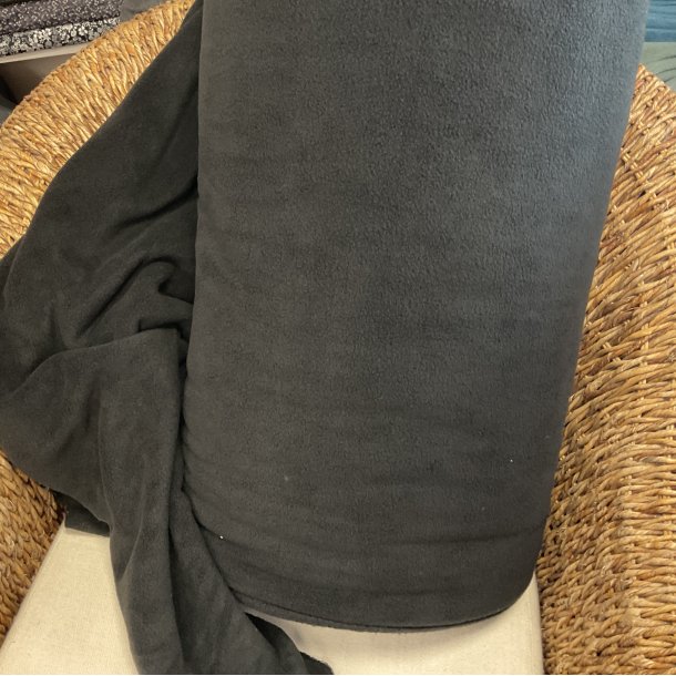 Kraftig bld fleece antipilling 240 g. SORT. 89 kr pr m