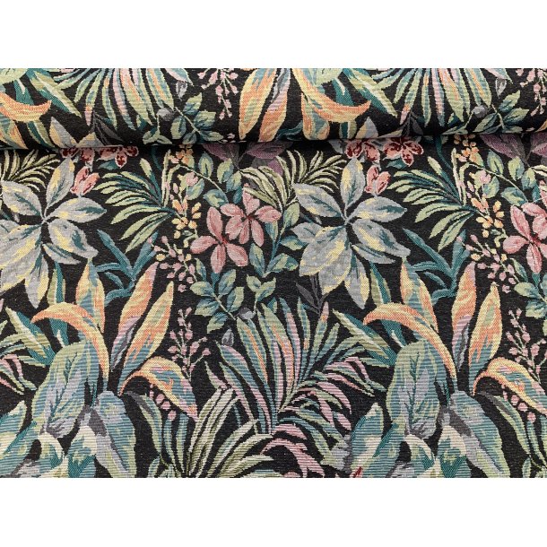 Gobelin sort bund med stort blomster flora 149 kr pr m