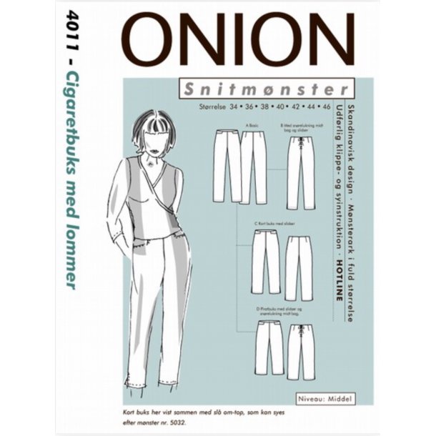 Onion 4011 Buks, cigaret m. lomme