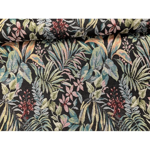Gobelin blomster og blade i lkre farver