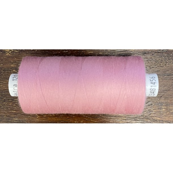 Tråd 1000 meter polyester LYSERØD 3642