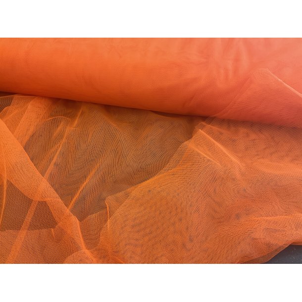 Tyl fin masket bld. Farve orange. 29 kr pr m