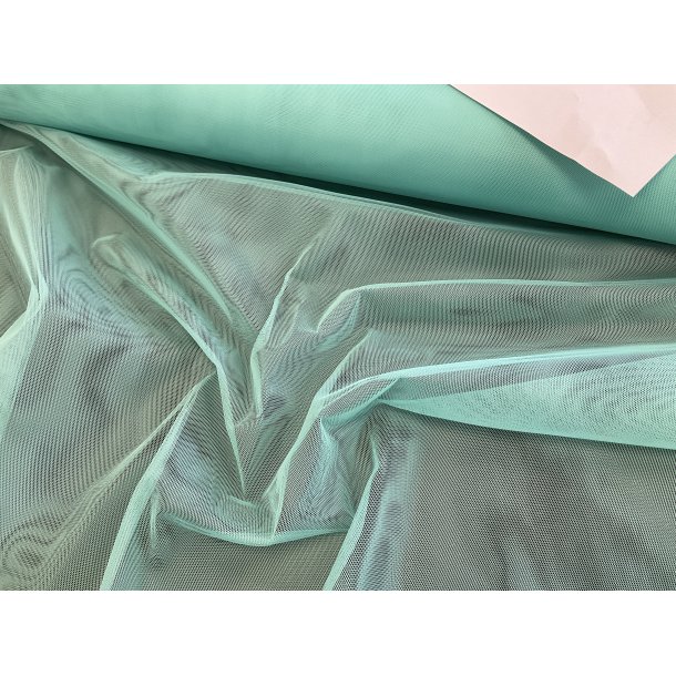 Tyl fin masket bld. Farve mint. 29 kr pr m
