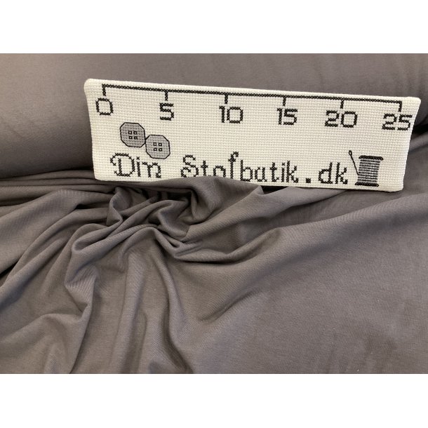 Jersey ensfarvet, mrk gr