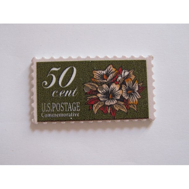 Symrke/knap,  50 cent U.S. postage