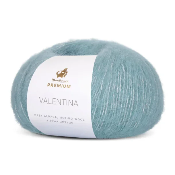 Valentina mohair garn fv 7 Sommer himmel