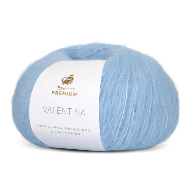 Valentina mohair garn fv 8 Pastel bl