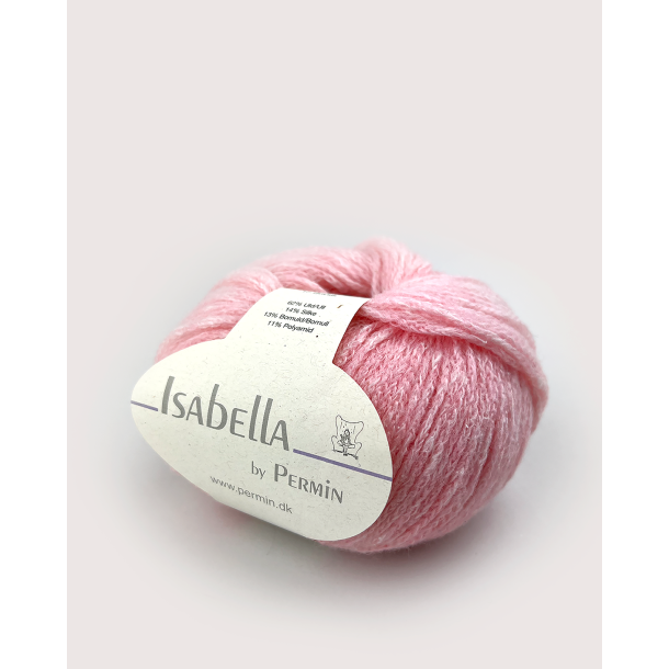 Isabella uld - silke - bomuld super let og bld. 50 g. Lyserd